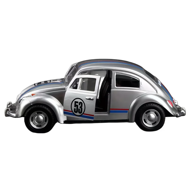 1:38 Retro Alloy Racing Car Toy - High-Quality Metal Alloy, Manual Rebound, Suitable for Ages 3 and Up, Classic Model for Collec view 4