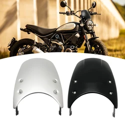 For DUCATI Scrambler 400 800 2015-2021 2020 Windshield CNC Aluminum Wind Deflector Windscreen Fairing Wind Screen Motorcycle