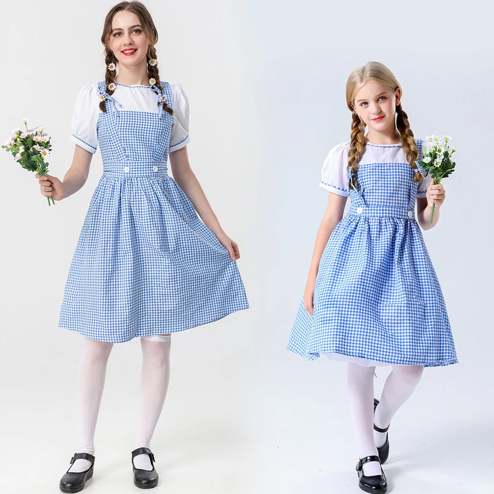 

customized Cosplay children's cute princess dress Halloween European and American parent-child performance costumes anime