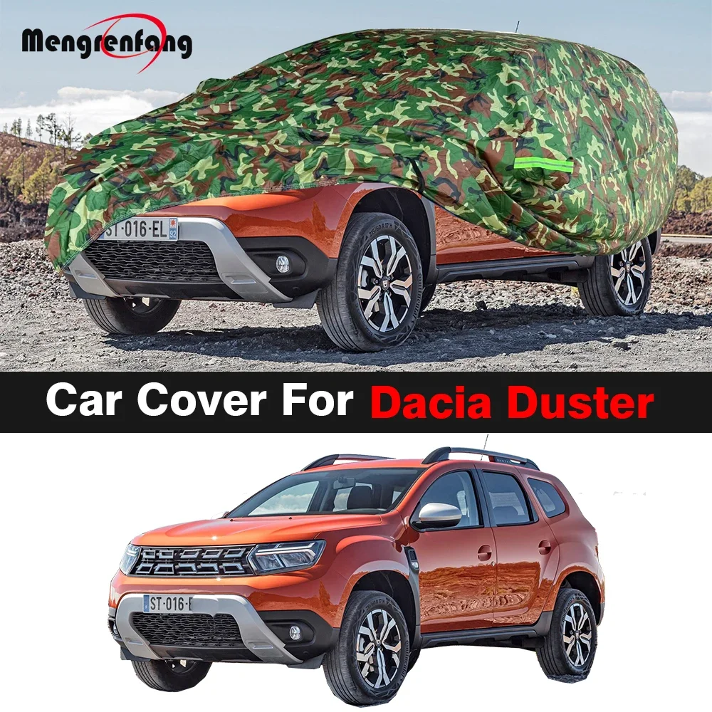 

Outdoor Protection Full Car Cover Snowproof Sunshade Dustproof Universal Full Car Cover For Dacia Duster 10-23