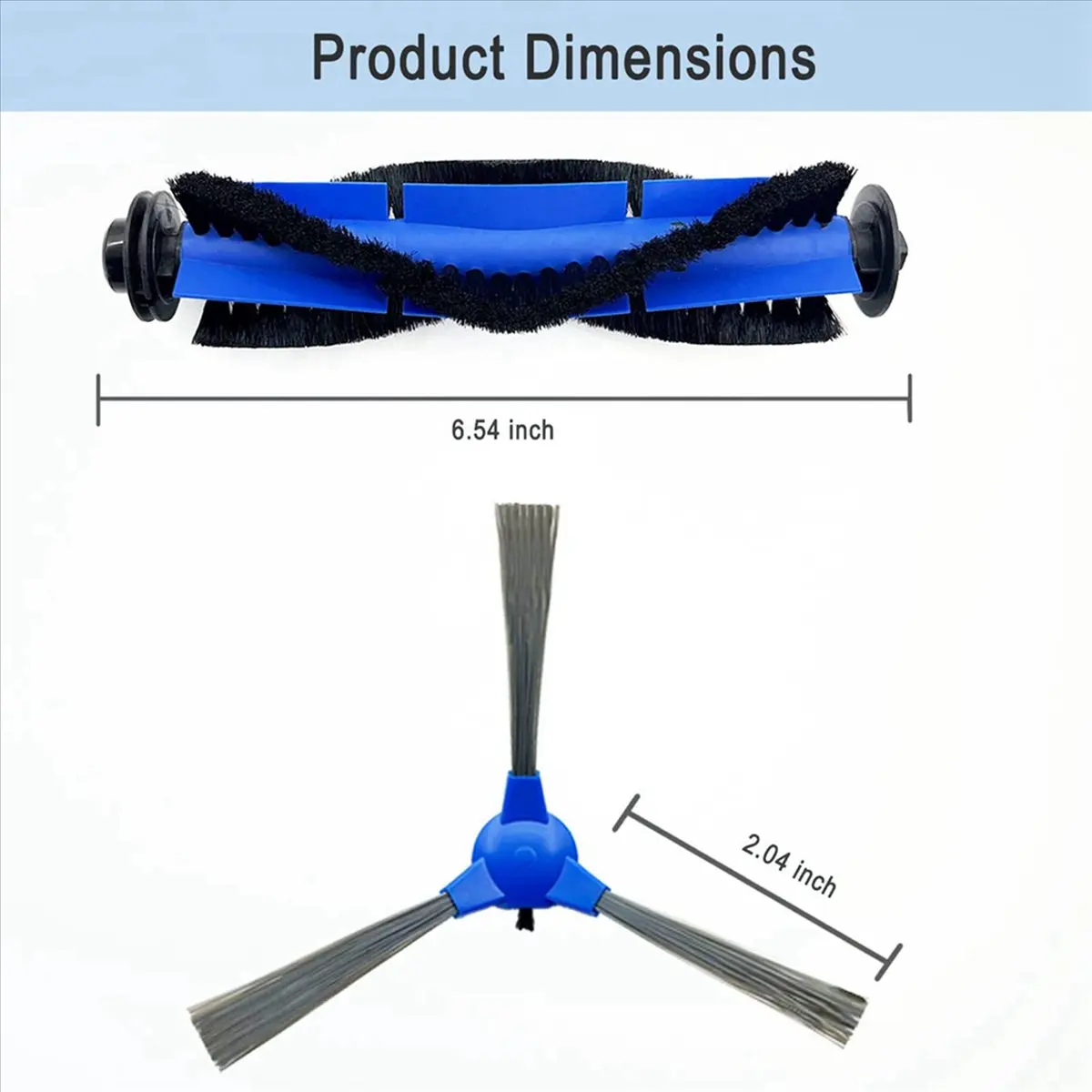 

A66I 6set Replacement Part for Eufy RoboVac 11S, 15C, 30, 30C, 12, 35C, 25C, 15T Robotic Vacuums Cleaner Household Cleaning