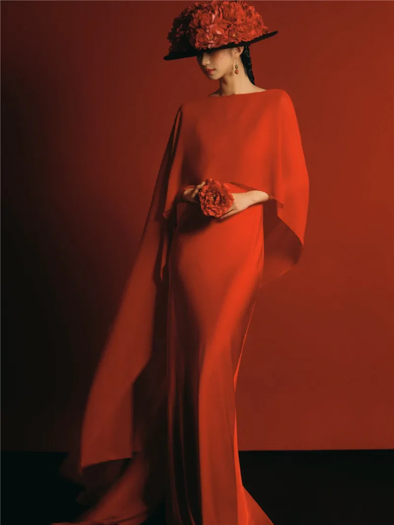 

Новая красная китайская одежда для фотосессий, для портретной и художественной фотографии, персонализированных фотосессий в студии, в новом восточном эстетическом стиле