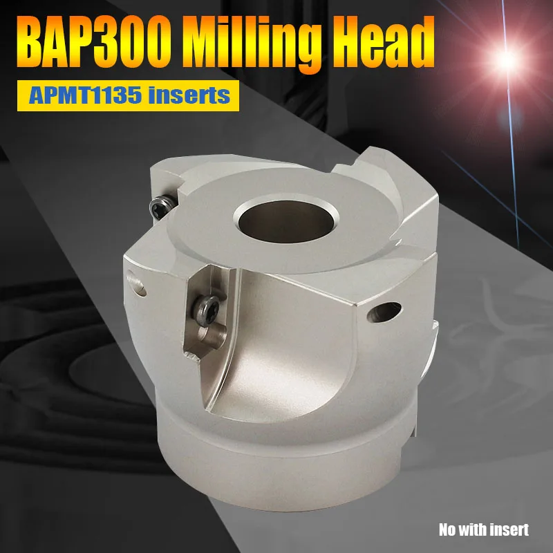 

Головка фрезерного инструмента с ЧПУ BAP 300R 50-22-4T. 63-22-4T из стального сплава, в комплект не входят вставки APMT1135/APKT1135