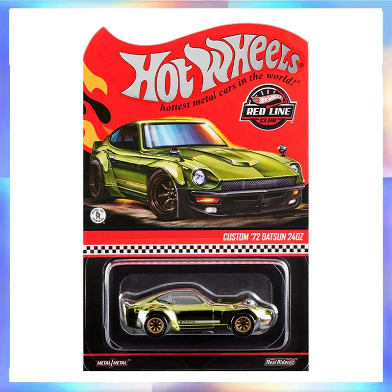 

Pre-Sale 1/64 Hot Wheels Red Line Car Model RLC Custom 72 Datsun 240Z Model Limitied Edition Collectible Room Ornament Toy Gift