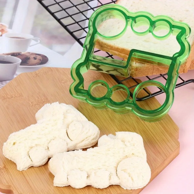 Sandwich and Cookie Cutters Set Fun Shapes Animal Puzzle Butterfly Stainless Steel and Plastic Food Molds for Kids Lunch Bento - Image 4