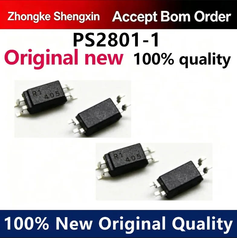 （5pcs-10pcs）Brand new original PS2801-1 silk screen R1 SOP-4 patch PS2801-1-F3-A optocoupler