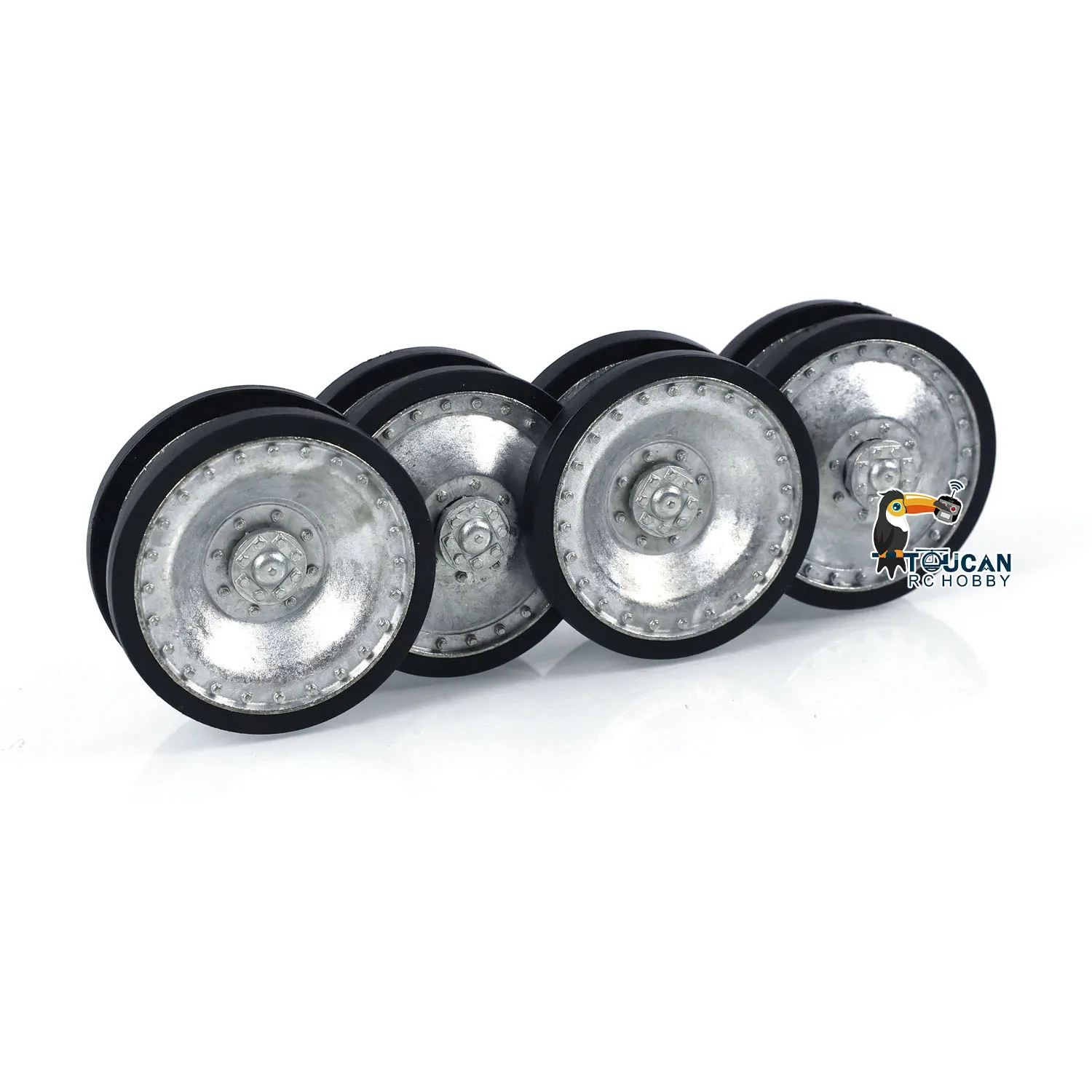 Metal Road Wheels Spare Parts for Toys 1/16 Heng Long RC Tanks Jadpanther 3869 Panther G 3879 Cars Vehicle TH23550