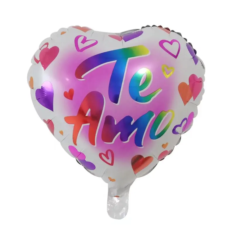 10pcs 18inch Spanish TE AMO Foil Helium Balloons Valentine\'s Day Gifts I Love You Air Globos Engagement Wedding Party Decoration