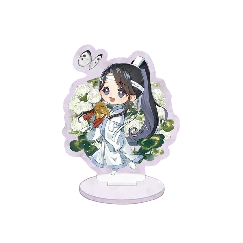 Hot Anime Mo Dao Zu Shi Cute Figure  Acrylic Stand Grandmaster of Demonic Wei Wuxian Decoration Model Toy Gifts 10cm