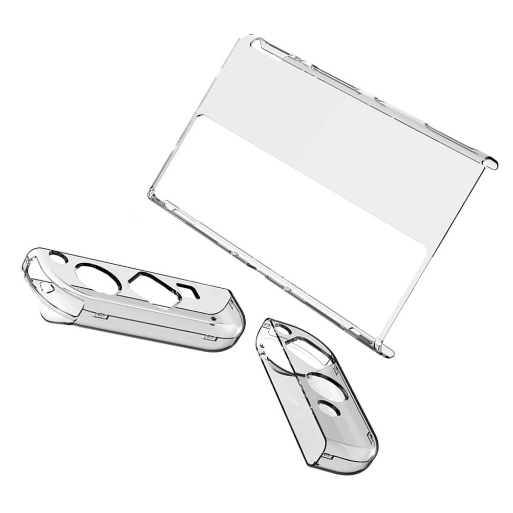 

1 set 1 Set Clear Protective Shell For Switch Oled Game Console Case Compatible Durable Transparent Cover With Precision Cutouts