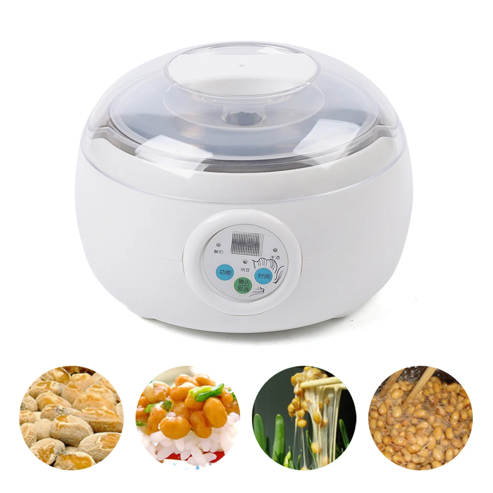 

1.5L Natto/Rice/Wine Maker Machine Multi-Function Automatic Cuisine Stainless Steel Household Yogurt Machine