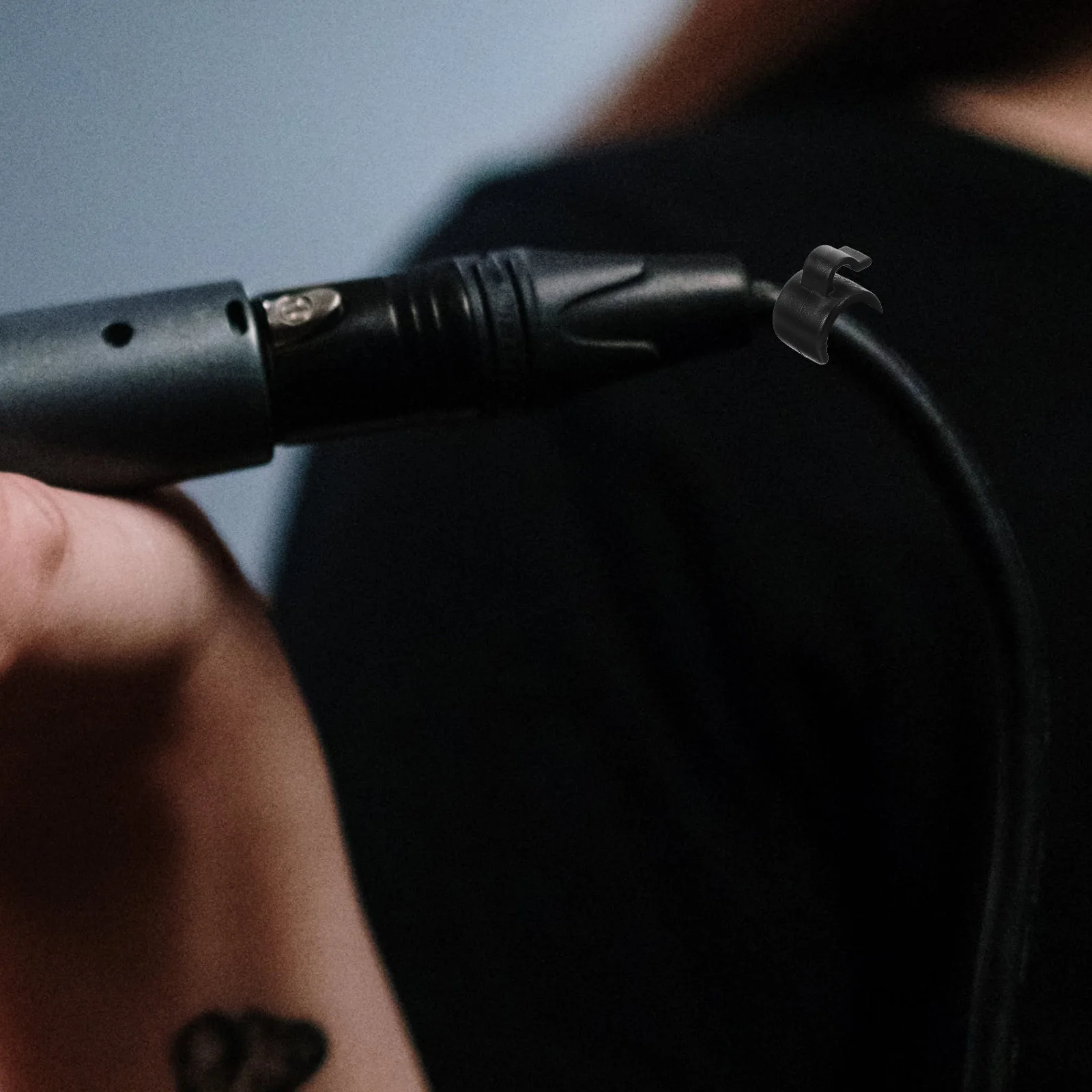 

20 Pcs Cable Organizer Mic Clip Stand Cord Wire Fastener Clamp Holder Pole Clips