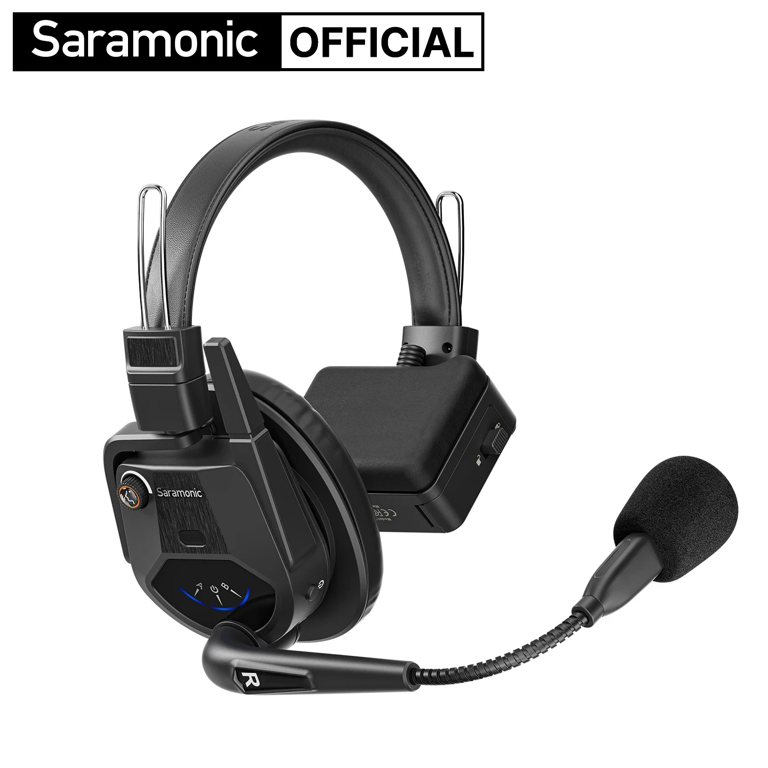 Saramonic wiTalk9 srh fone de ouvido remoto de orelha única para witek9 comunicação duplex completa interfone sem fio fones de ouvido microfone