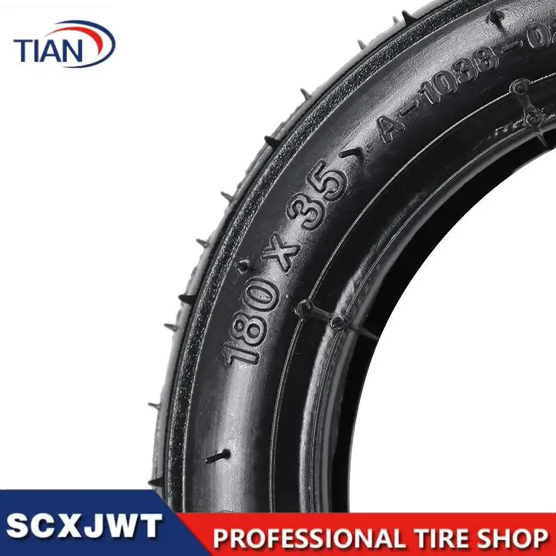 7-inch Size 180x35 Inner Tube & Outer Tire, Ideal Replacement for Baby Strollers, Children's Cars, Medical Wheels Handcarts