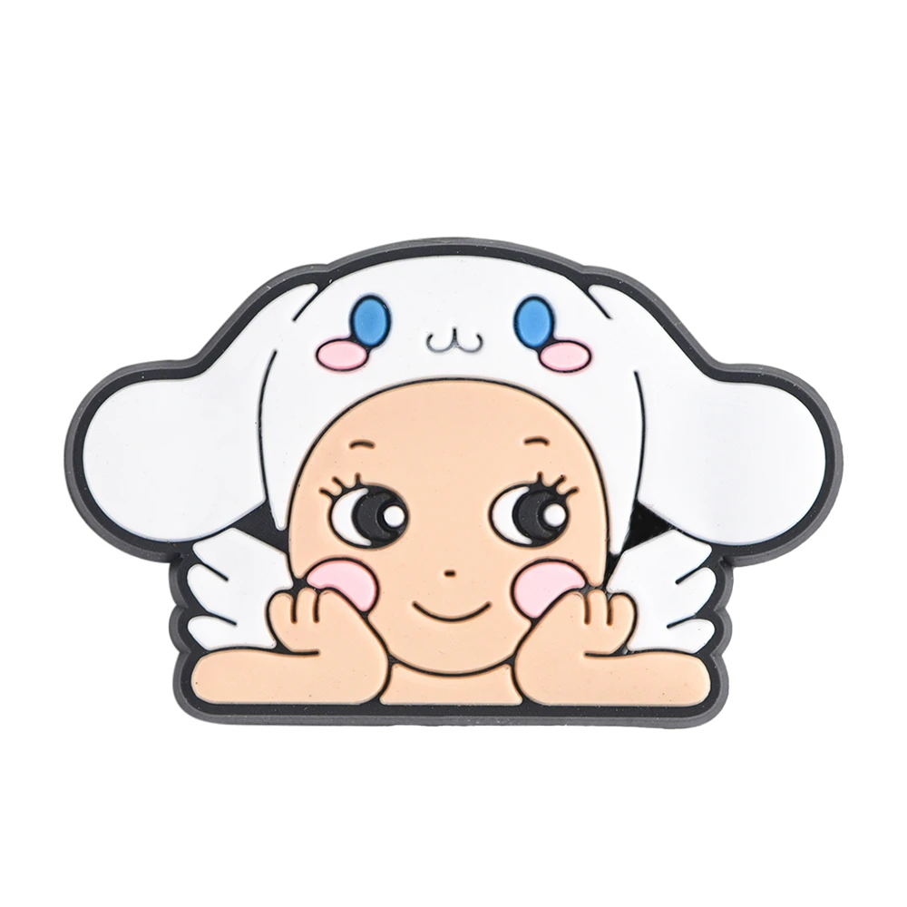 Cute Cartoon Doll Shoe Charms for Kids Girls Boys Anime Decoration Wristband Clog Accessories Party Favor image 3