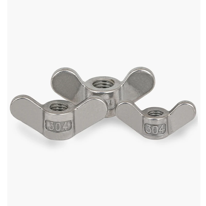 Butterfly Wing Nuts M3 M4 M5 M6 M8 M10 M12 Stainless Steel Wing Nuts Zinc Plated Hand Tighten Nut DIN315