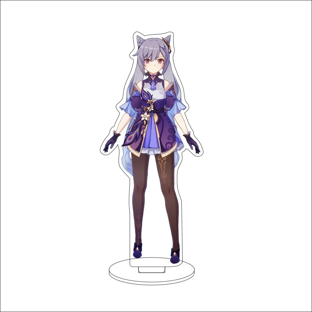 16CM Anime Game Genshin Impact‌ Venti Nahida Sigewinne Lynette Peruere Kamisato Ayato Cos Acrylic Figure Stand Ornaments Gifts view 6