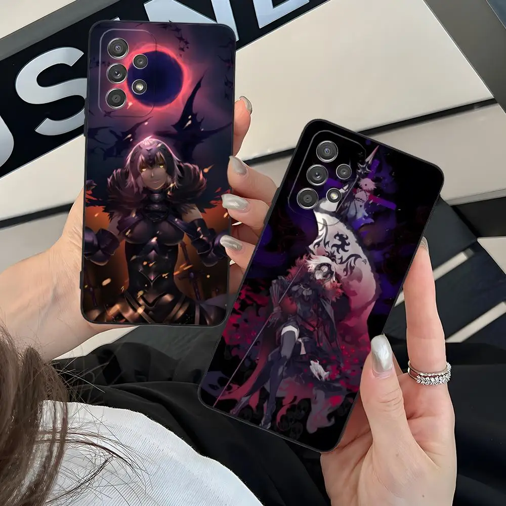 Funda de teléfono Fate Grand Order Jeanne Alter para Samsung Galaxy A73 72 71 70 56 55 54 53 52 36 35 34 23 16 15 5G Impresión en color
