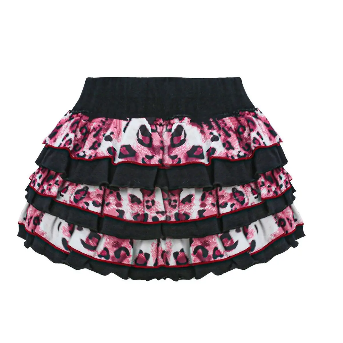 Aesthetic Y2k Leopard Print Mini Skirt Hot Girls Vintage Sweet Partchwork Skirt Subculture High Street Skirt Design Chic