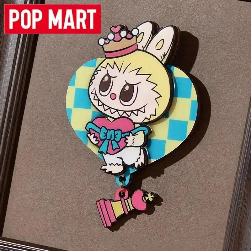 

POP MART THE MONSTERS Let's Checkmate Series-Fridge Magnet Kawaii Anime Action Figure Caixa Caja Surprise Mystery Blind Box Toys