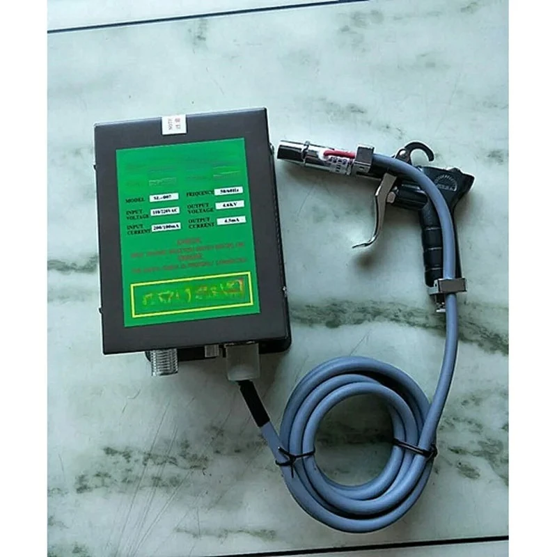 Antistatic Ionizing Air Gun with HV Power Supply for ESD Dust Removal