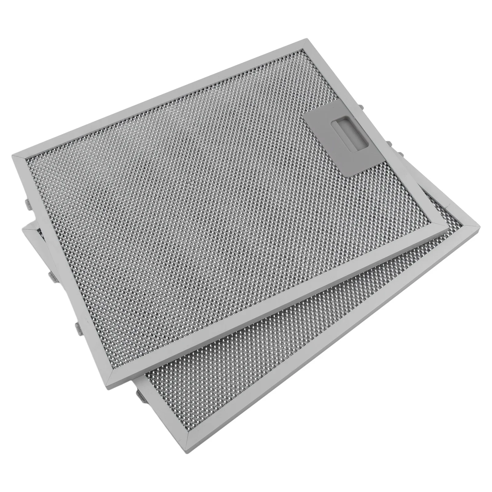 2PCS Cooker Hood Filters Metal Mesh Extractor Vent Filter 32 X 26 CM Kitchen Hood Oil Filter Range Hood Grease Anti Oil Cotton