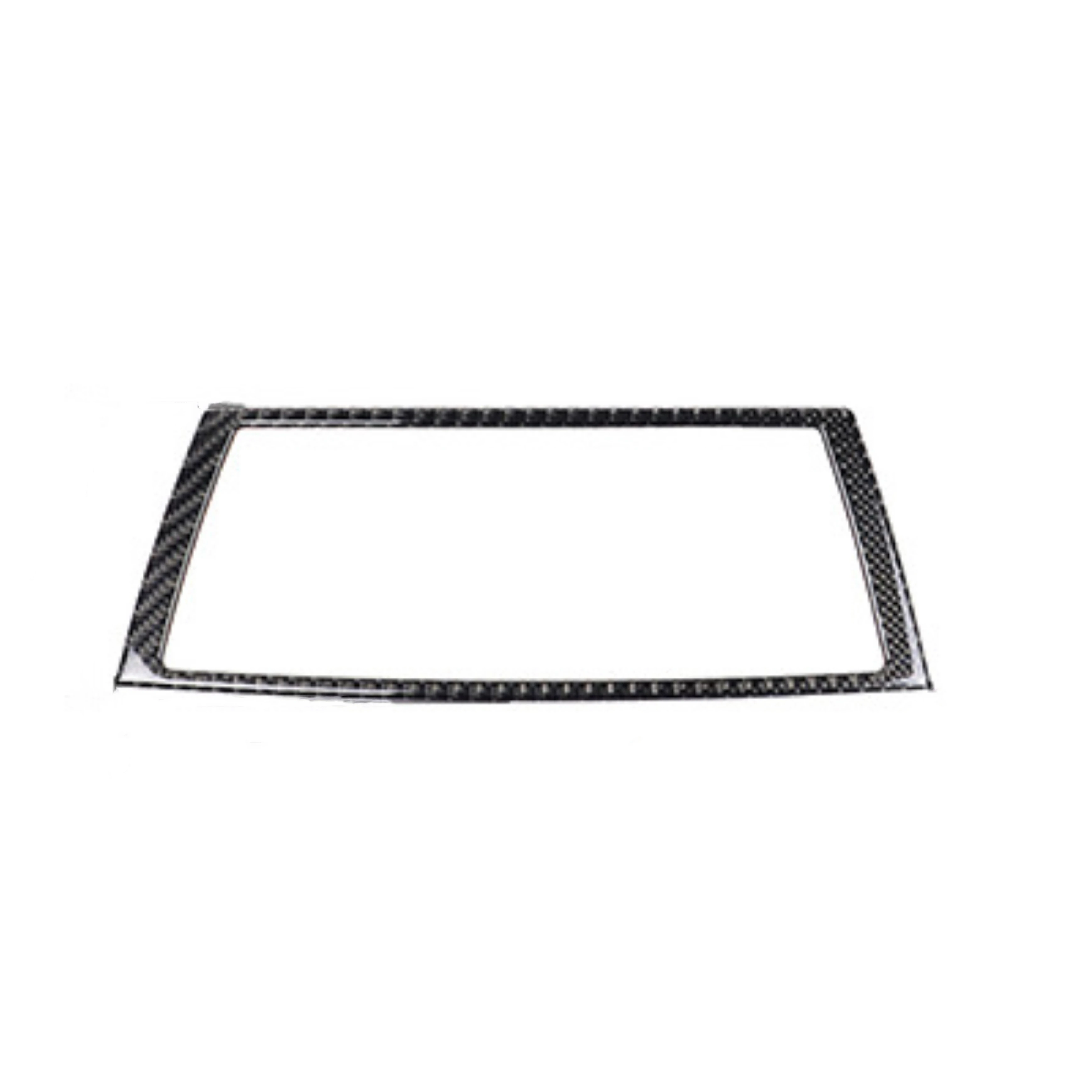 

Fit For BMW X5 E70 X6 E71 2007-2014 Car Display Screen Monitor Frame Decal Carbon Fiber Trim Sticker Accessories