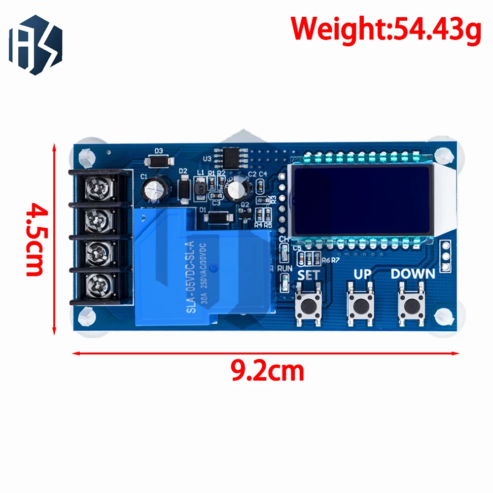 DC 6-60v 30A Storage battery Charging Control Module Protection Board Charger Time Switch LCD Display XY-L30A