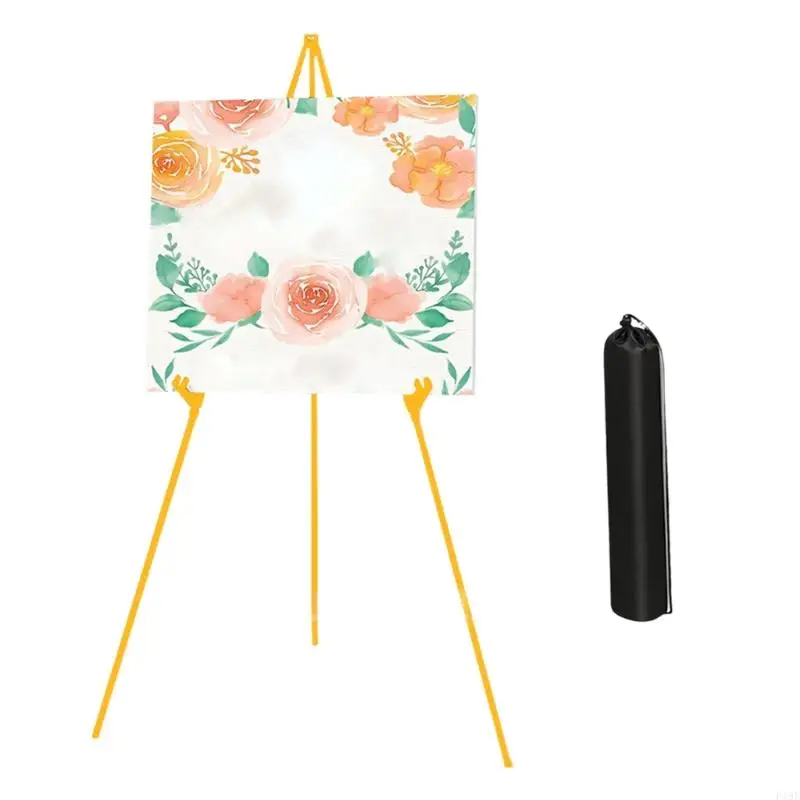Professional Artist Easel Stand Portable Folding Metal Tripod Easel Display Stand For Display Artwork Canvas Posters F19E