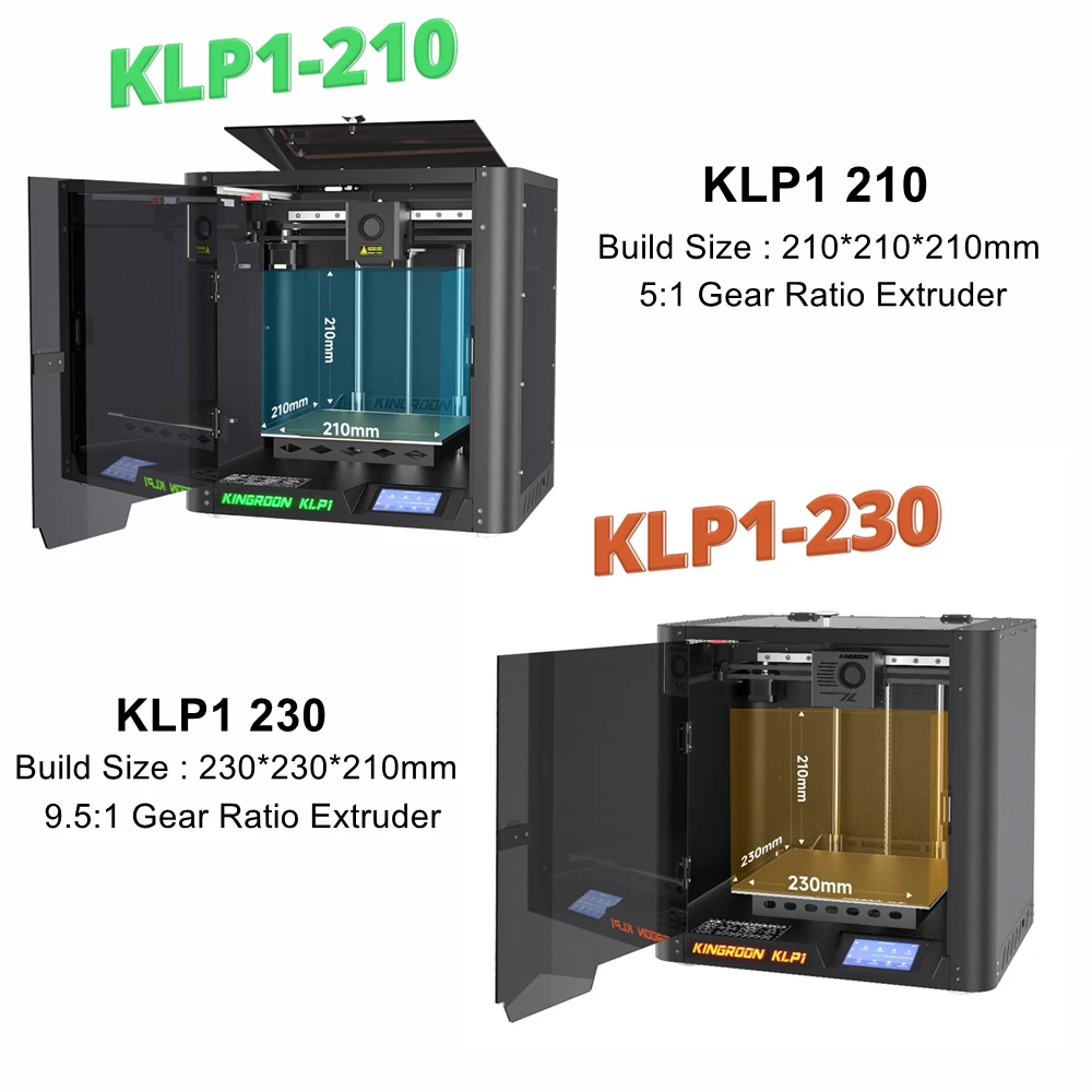 KINGROON KLP1 230 Fastest FDM 3D Printer Max 500mm/s Printing Speed CoreXY 3.5\