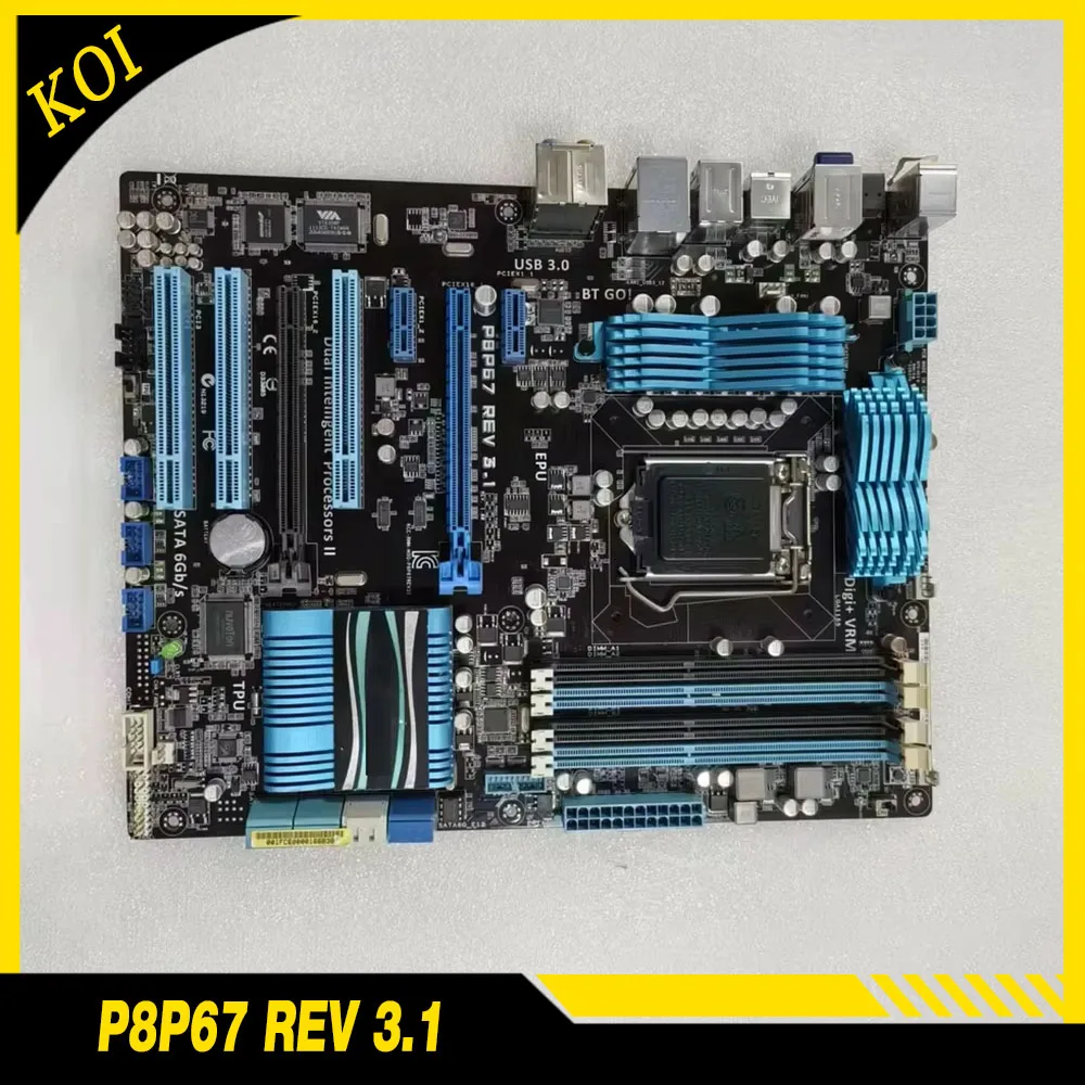 Для A-S-U-S P8P67 REV 3.1 LGA 1155 1, роскошная материнская плата