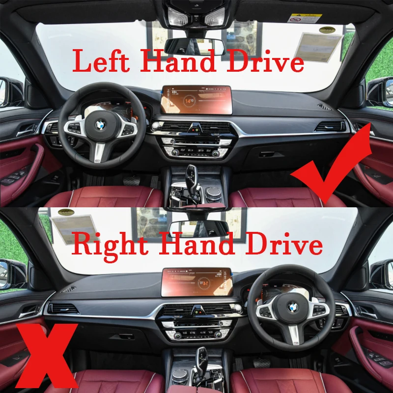 2Pcs Car Bright Black Side Rear View Mirror Cover Replacement For BMW 3 4 5 7 Series G20 G22 G30 G31 G38 G11 G12 2016 - 2022