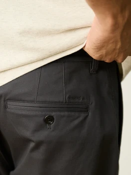 SIMWOOD 2025 Autumn New Regular Straight 270gsm Fabric Pants Men Casual Classical Chinos Trousers 4