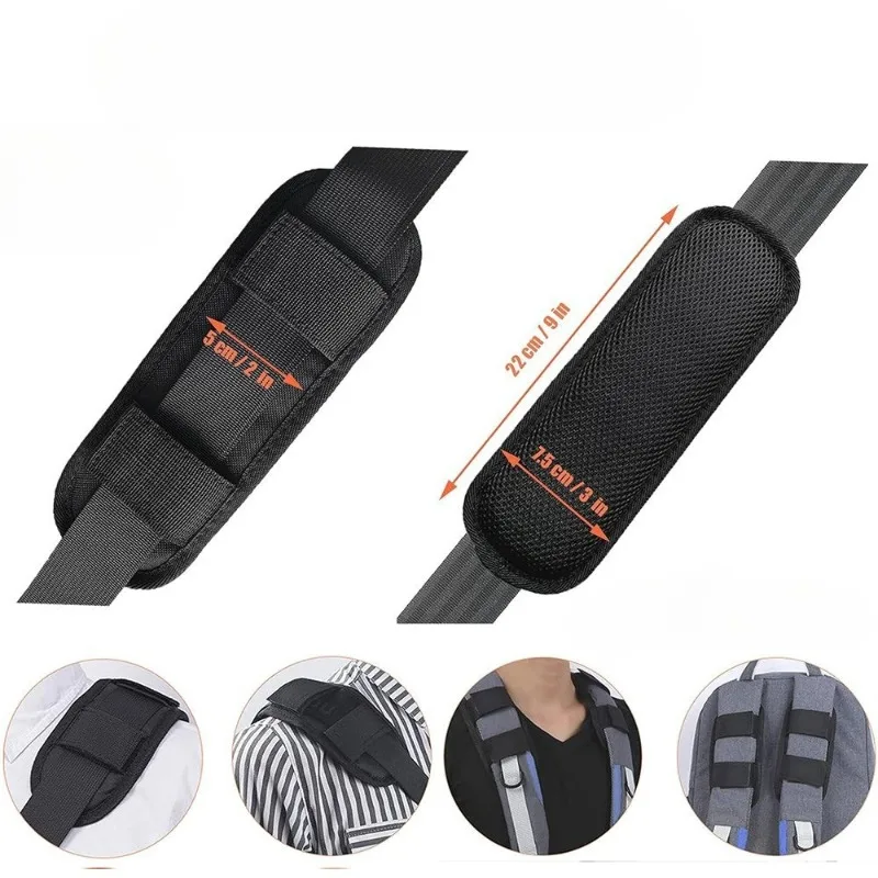 Guitar strap with thickened shoulder pads reusable detachable Machine washable Backpack stress relief breathable sweat-wicking