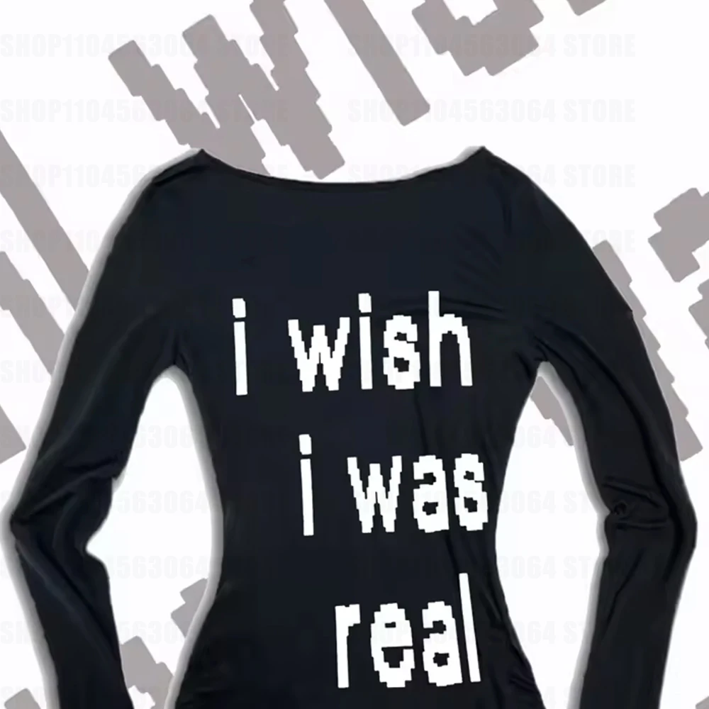 Y2K ملابس نسائية صيفية قميص قصير نسائي يومي مطبوع عليه حروف البكر شارع العليا بأكمام طويلة موضة بسيطة غير رسمية