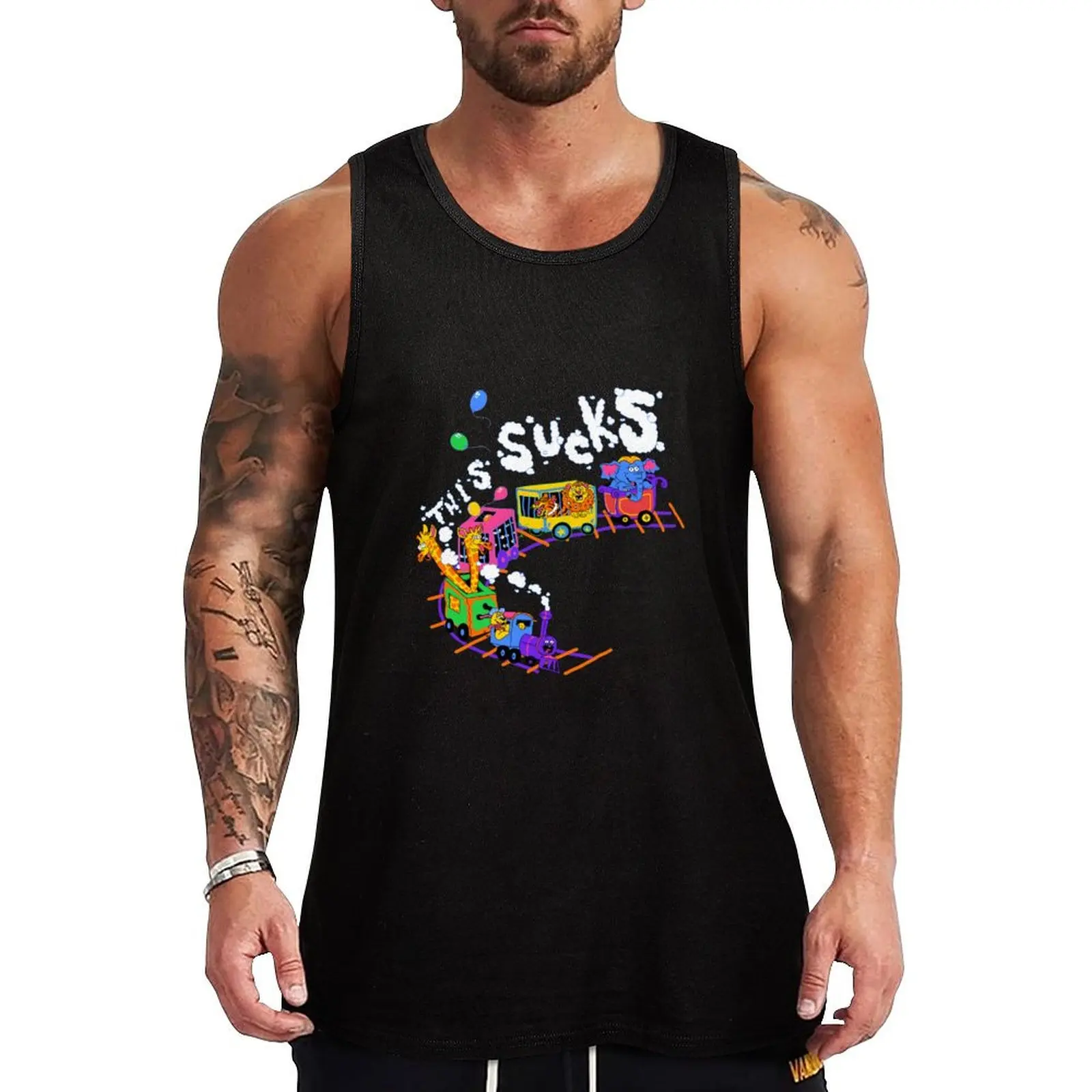 This Sucks! Tank Top anime top gym t-shirts man