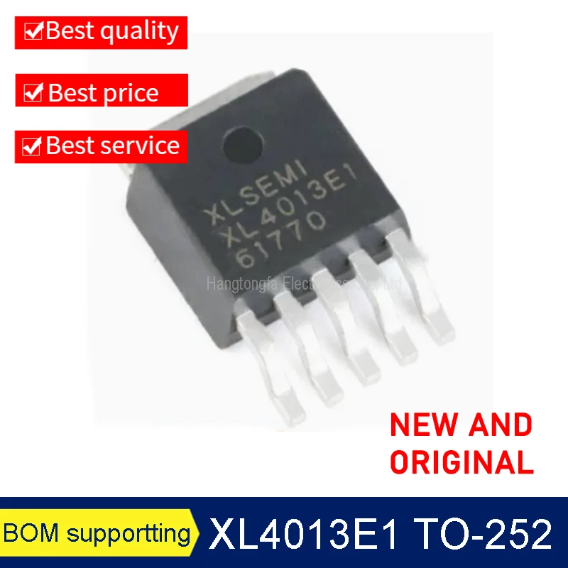 5PCS/LOT Original XL4013E1 XL4013 TO252 3A 36V 180KHZ Boost DC Power Converter NEW