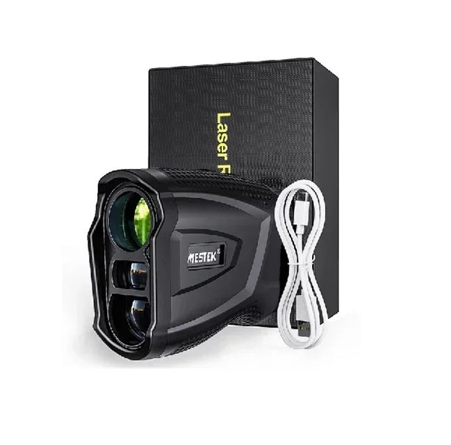 Golfe Esporte Caça Pesquisa Laser Rangefinder, construção de fita métrica Ferramentas, USB Recarga Digital Laser, Distância Medidor