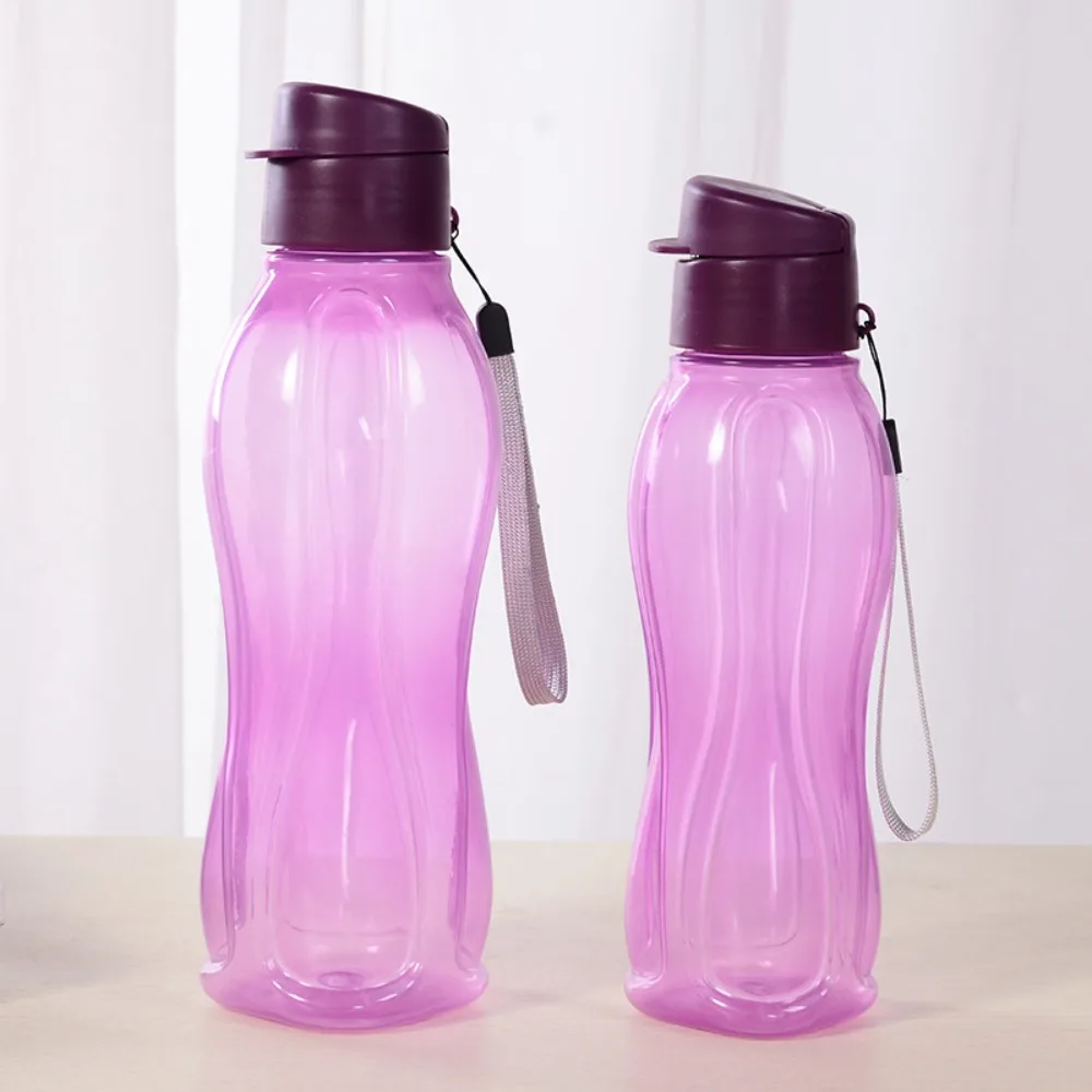 Drinkware 900/1100ML Plastic Water Bottle Solid Color Leakproof Sports Water Cup Large Capacity Water Kettle Travel