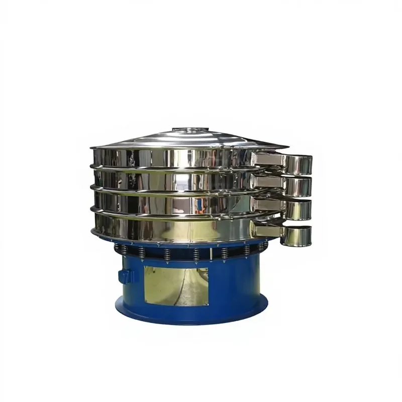800mm 3 Layer Spice Screening Machine Rotary Sifter Mineral Classification Vibrating Screen