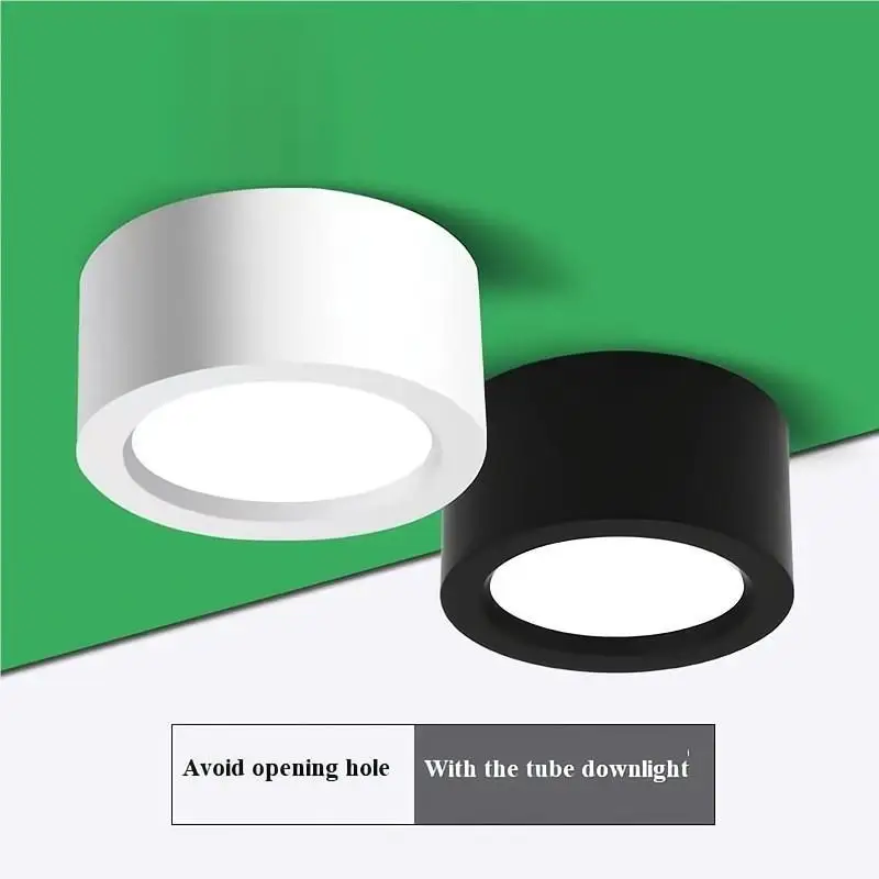 Surface Mounted  LED Downlight Ceiling Lamps High Quality Downlighter Commercial/Household Sky Light Corridor Light