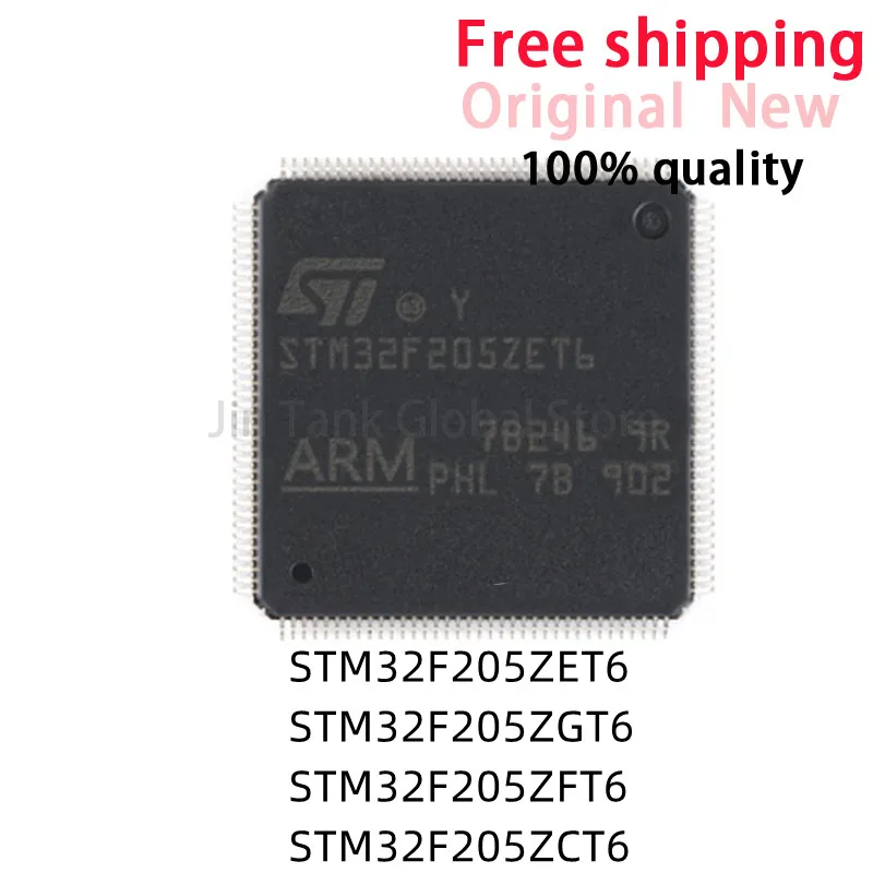 (1piece)100% New STM32F205ZET6 STM32F205ZGT6 STM32F205ZCT6 STM32F205ZFT6 QFP-144 Chipset