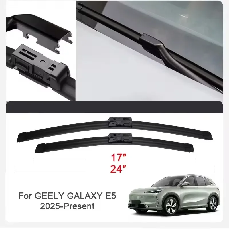 

2PCS Car Wiper Blades for GEELY GALAXY E5,E8,L7,Front Windscreen Windshield Double Rubber Car Accessories