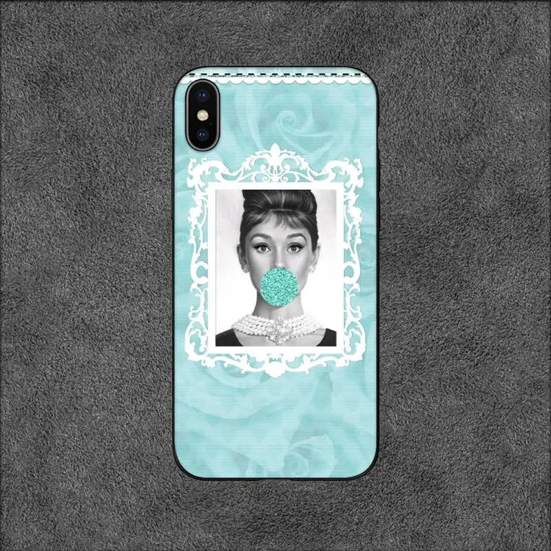 Audrey Hepburn Breakfast at Tiffany\'s Phone Case For iPhone 11 12 Mini 13 15 Pro XS Max X 8 7 6s Plus SE XR Shell