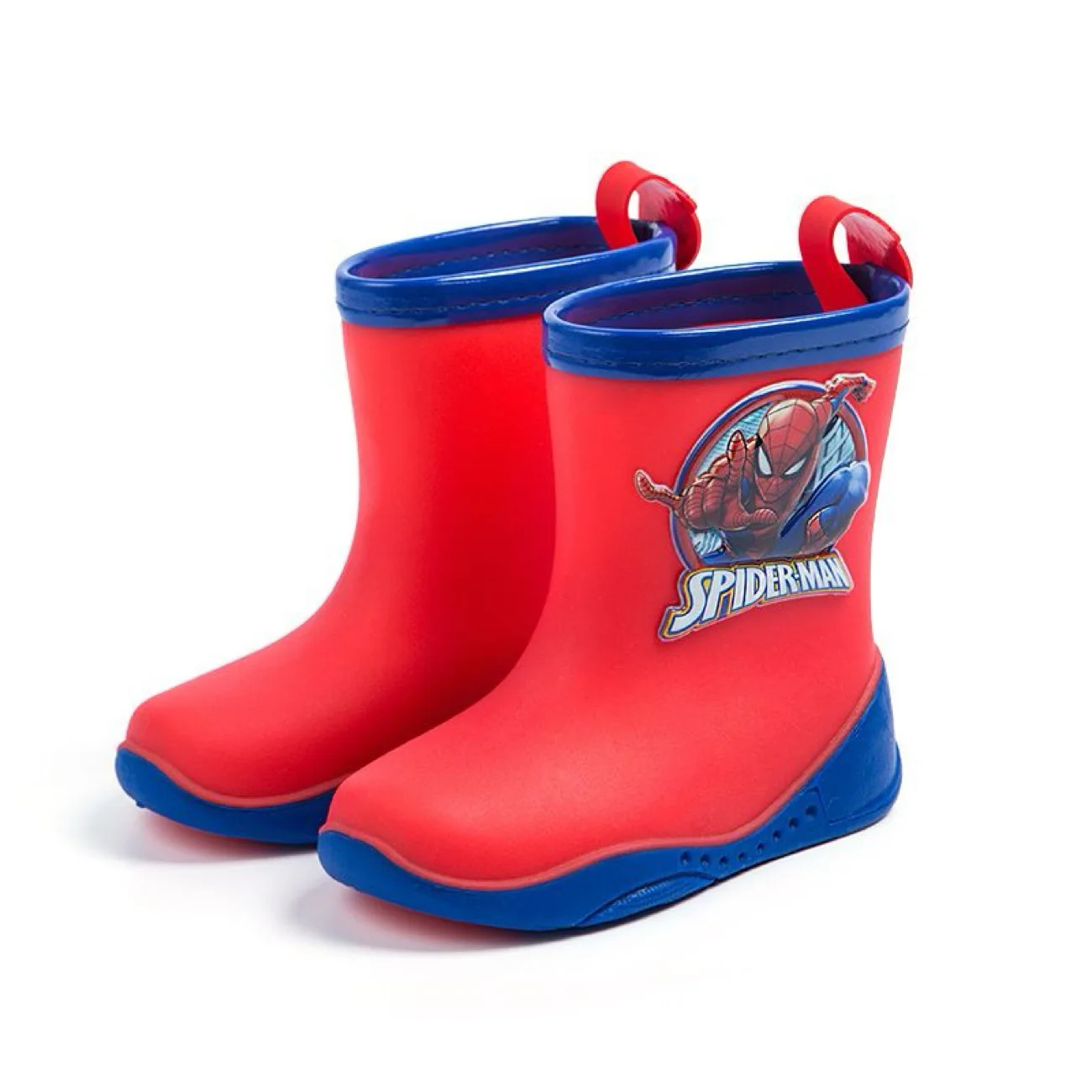 

Новые детские резиновые сапоги с изображением Человека-паука от Marvel, модные нескользящие туфли для школьников