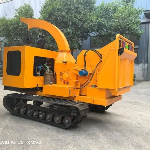 Diesel Engine Wood Chipper China Mobile Forestry Branch Logs Wood Chopper Splitter Wood Crusher Chipper Shredder for Mexico