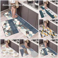 Kitchen Rug Durable Home Entrance Doormat High-end Kitchen Mats For Floor Waterproof House Hold Washable Non-slip Large Carpet