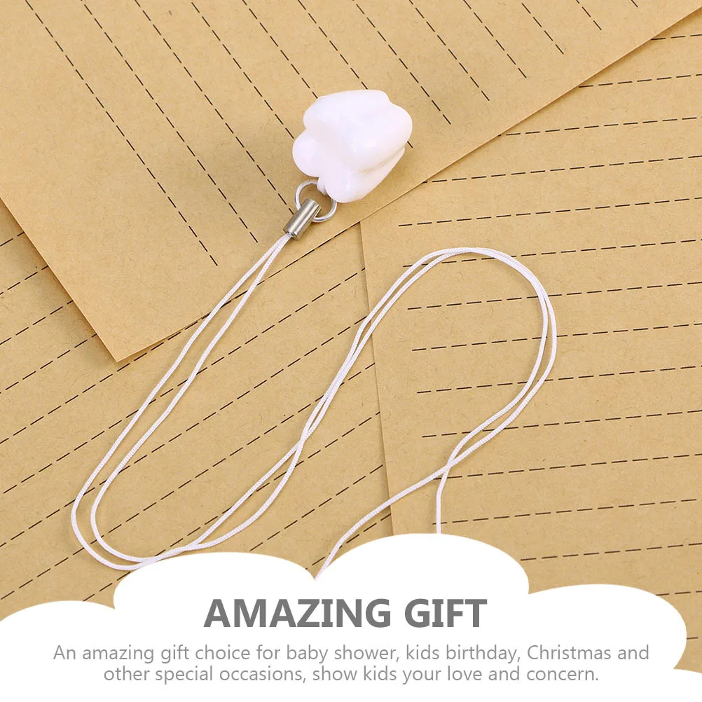 

12Pcs Tooth Saver Necklace Plastic Professional Tooth Holder Kids Teeth Saver Hanging Compact Keepsake Box Kids Supplies