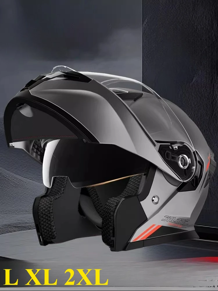 

Unisex Motorcycle Face-off Helmet Four-season Locomotive Bluetooth Full Helmet Motorcycle Riding Equipment