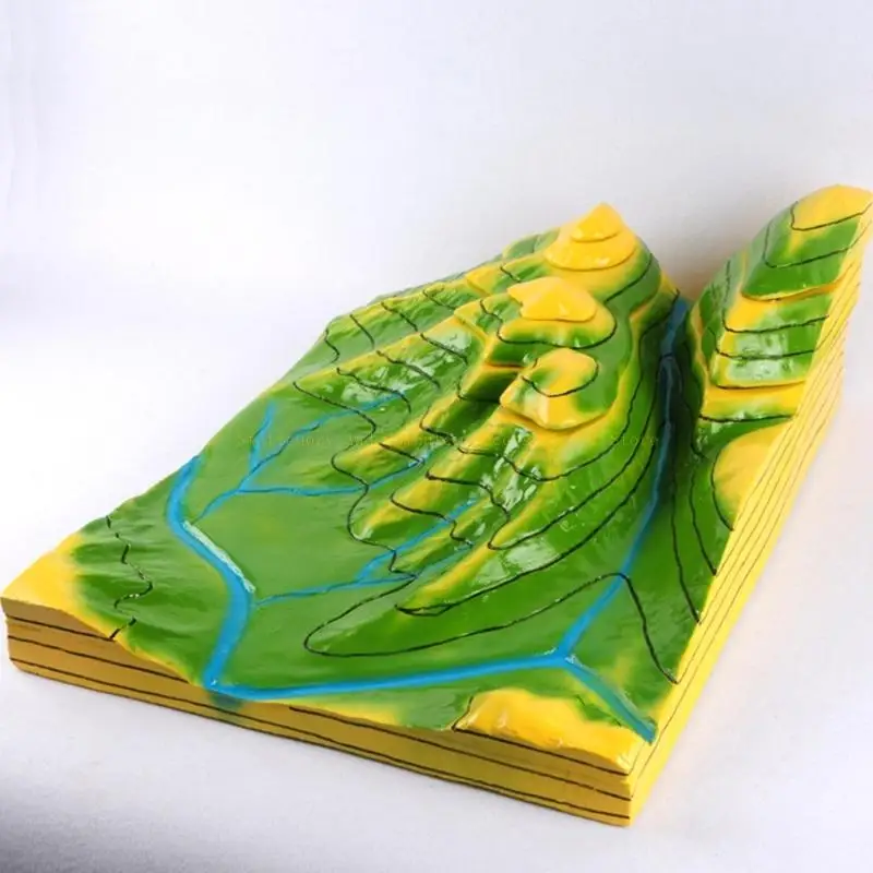 Mô hình giảng dạy bản đồ isohypse từ tính lớn